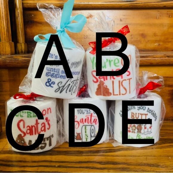 Funny Toilet Paper White Elephant Gag Gift for Gifting! - Picture 2 of 7